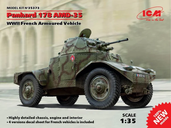 Panhard 178 AMD-35 - WWII French Armoured Vehicle