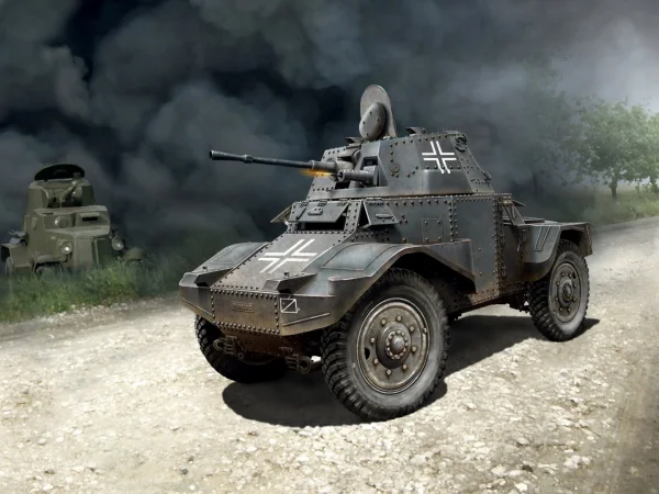 Panzerspähwagen P 204 (f) - WWII German Armoured Vehicle
