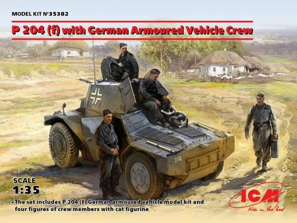 P 204 (f) with German Armoured Vehicle Crew
