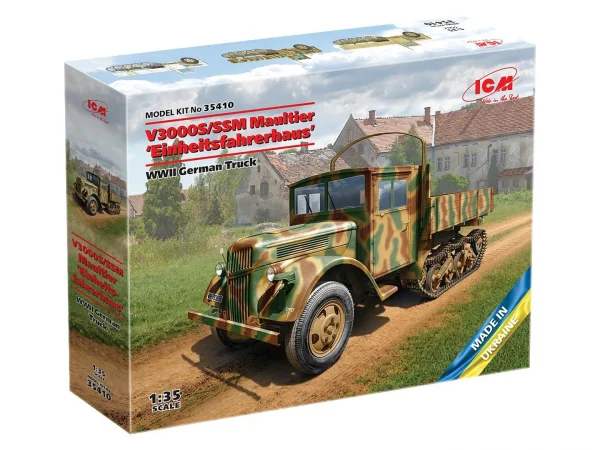 V3000S/SSM Maultier Einheitsfahrerhaus - WWII German Truck