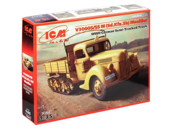 V3000S/SS M (Sd.Kfz.3b) Maultier - WWII German Semi-Tracked Truck
