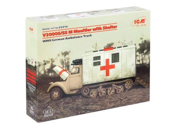 V3000S/SS M Maultier with Shelter - WWII German Truck