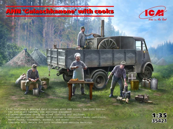 AHN GulaschkanoneTruck with 4 Figures & Accessories