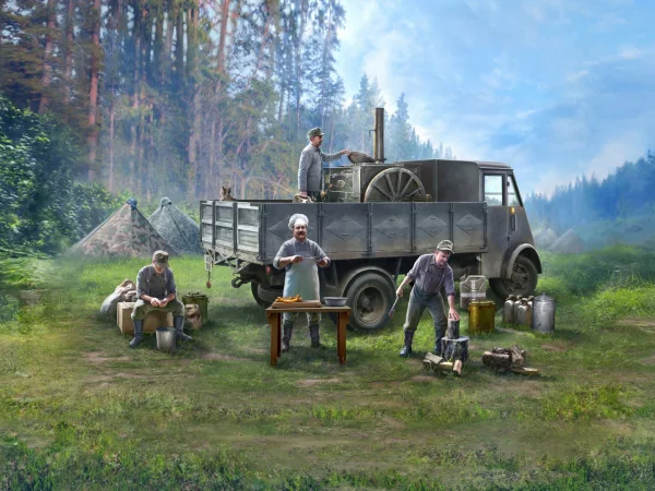 AHN GulaschkanoneTruck with 4 Figures & Accessories