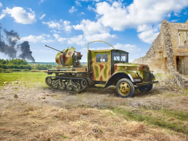 Sd.Kfz.3b with Flak 38 AA Gun