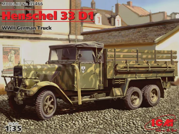Henschel 33 D1 - WWII German Army Truck