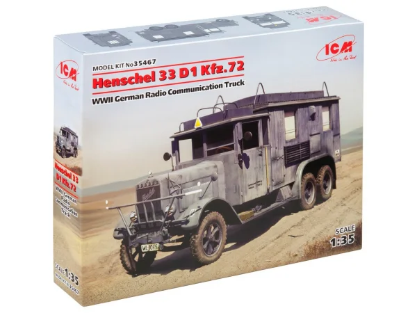 Henschel 33 D1 Kfz.72 - WWII German Radio Communication Truck