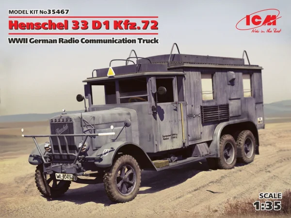 Henschel 33 D1 Kfz.72 - WWII German Radio Communication Truck
