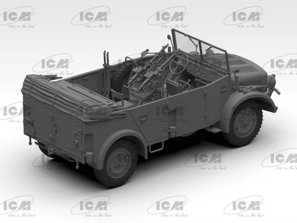 s.E.Pkw Kfz.70 with Zwillingssockel 36 - WWII German Military Vehicle
