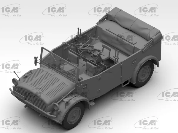 s.E.Pkw Kfz.70 with Zwillingssockel 36 - WWII German Military Vehicle