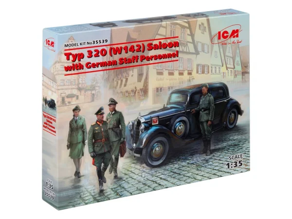 Typ 320 (W142) Saloon with German Staff Personnel