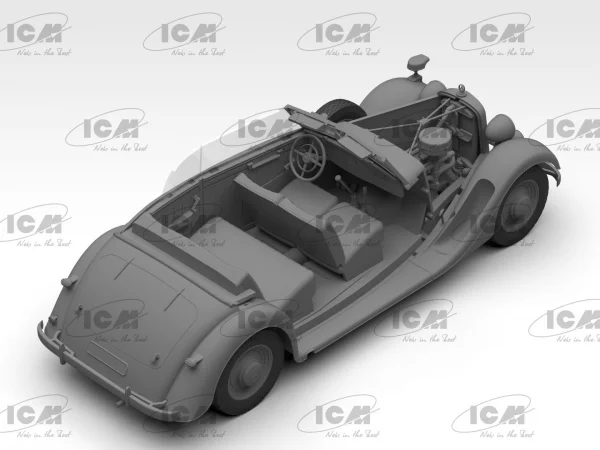 Typ 320 (W142) Cabriolet - WWII German Staff Car