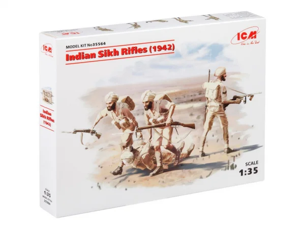 Indian Sikh Rifles (1942) (4 figures)