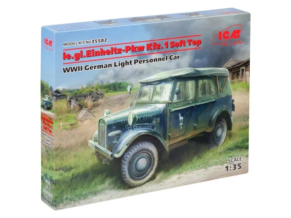 le.gl.Einheitz-Pkw Kfz.1 Soft Top - WWII German Light Personnel Car
