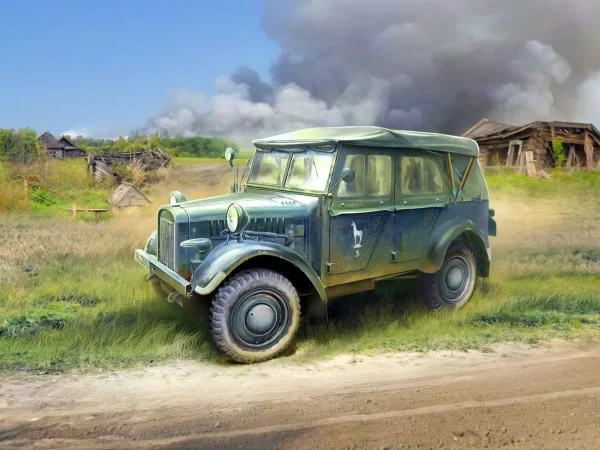le.gl.Einheitz-Pkw Kfz.1 Soft Top - WWII German Light Personnel Car