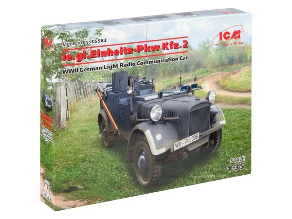 le.gl.Einheitz-Pkw Kfz.2 - WWII German Light Radio Communication Car