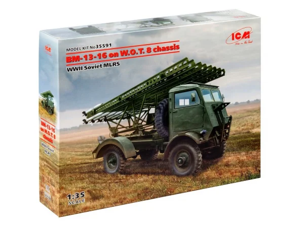 BM-13-16 on W.O.T. 8 chassis - WWII Soviet MLRS