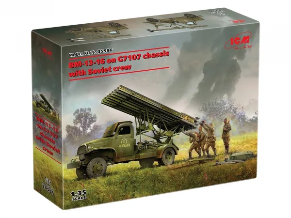 BM-13-16 on G7107 chassis with Soviet crew