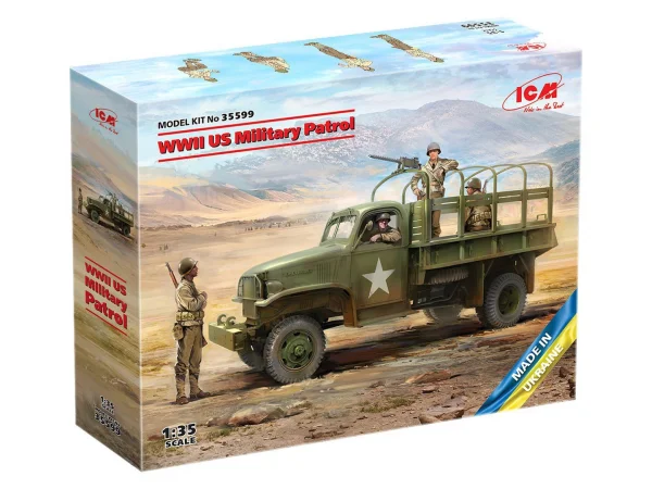 WWII US Military Patrol (G7107 with MG M1919A4) — image 3 of 3