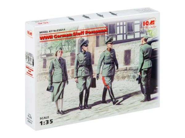 WWII German Staff Personnel (4 figures)