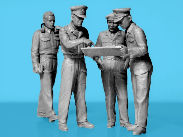 Montgomerys Staff Set of 4 Figures