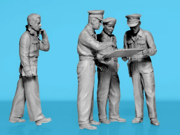 Montgomerys Staff Set of 4 Figures