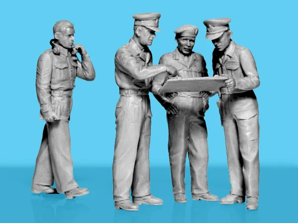 Montgomerys Staff Set of 4 Figures
