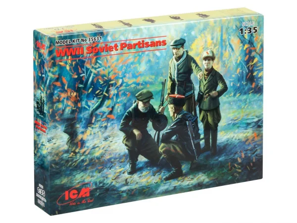 WWII Soviet Partisans (4 figures)