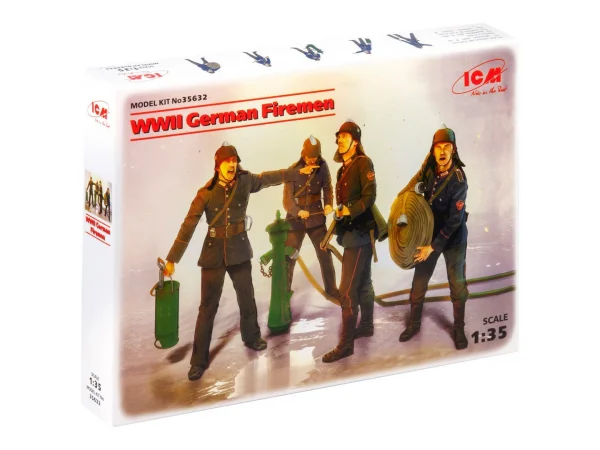 WWII German Firemen (4 figures)