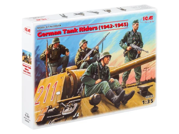 German Tank Riders (1942-1945) - (4 figures)