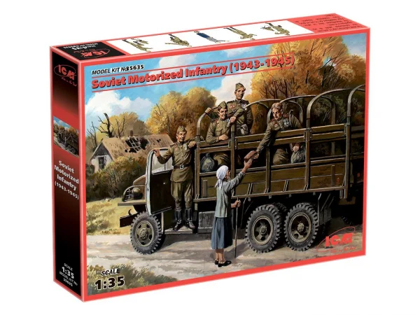 Soviet Motorized Infantry (1943-1945) - (5 figures)