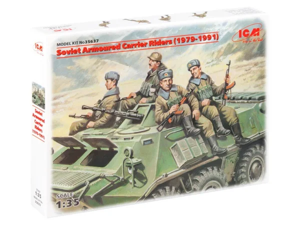 Soviet Armored Carrier Riders (1979-1991) - (4 figures)