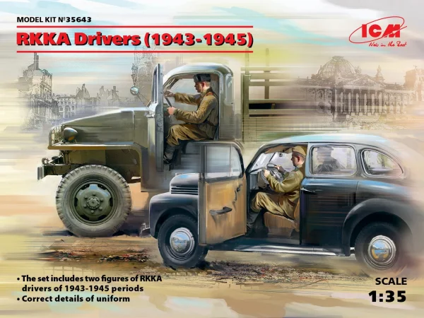 RKKA Drivers (1943-1945) with 2 Figures