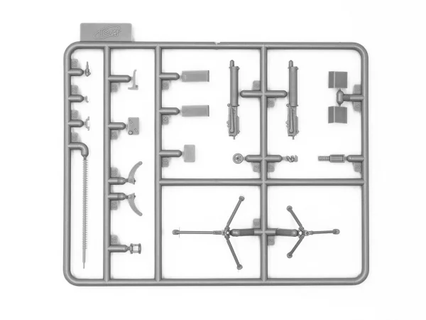 WWII British Vickers MG Crew (Vickers MG & 2 figures)