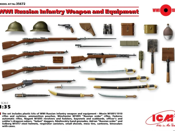 WWI Russian Infantry Weapon and Equipment