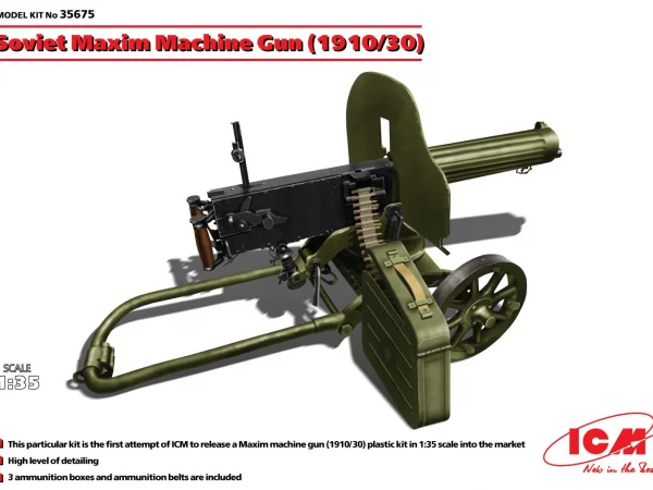 Soviet Maxim Machine Gun (1910/30)