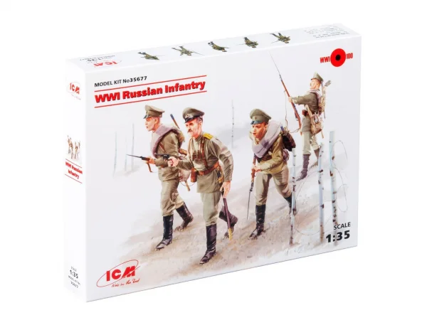 WWI Russian Infantry (4 figures)