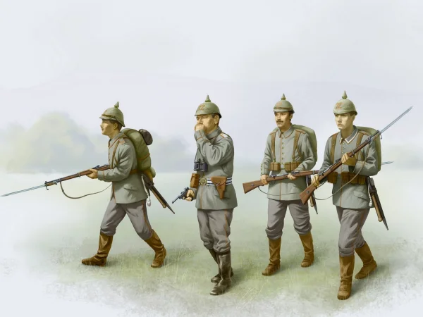 German Infantry (1914) (4 figures)