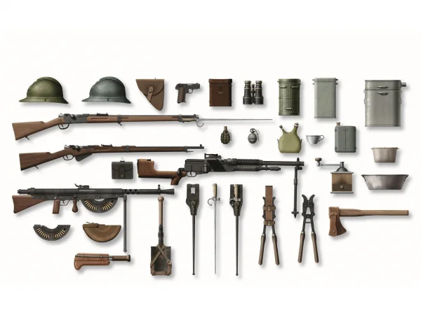 WWI French Infantry Weapon and Equipment