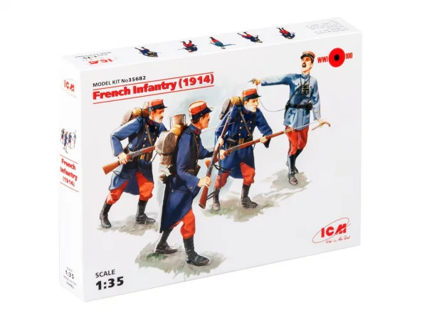 French Infantry (1914) (4 figures)