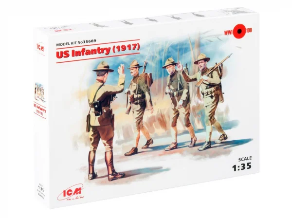 US Infantry (1917) (4 figures)