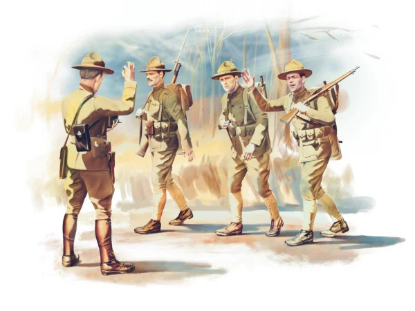 US Infantry (1917) (4 figures)