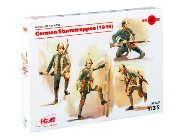 German Sturmtruppen (1918) (4 figures)