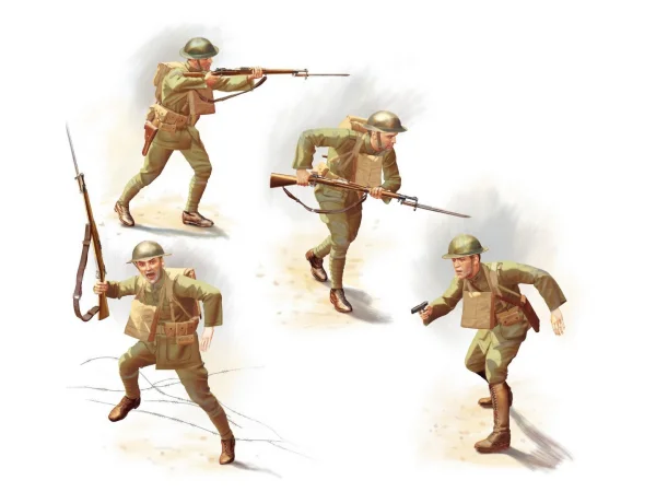 US Infantry (1918) (4 figures)
