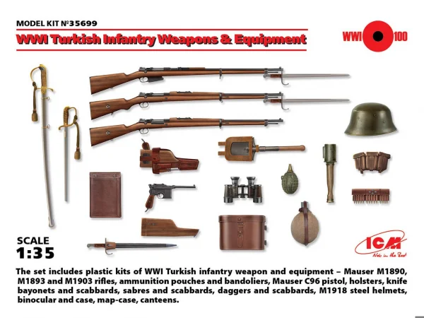 WWI Turkish Infantry Weapons & Equipment