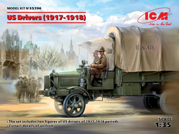 U.S. Drivers (1917-1918) with 2 Figures