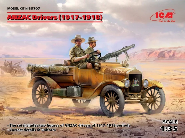 ANZAC Drivers (1917-1918) with 2 Figures
