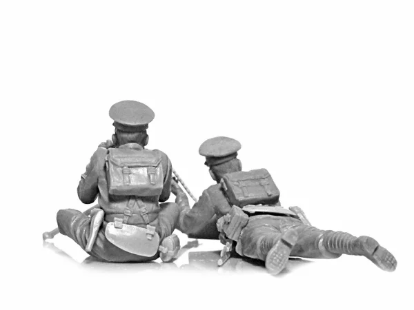 WWI British Vickers MG Crew (Vickers MG & 2 figures)