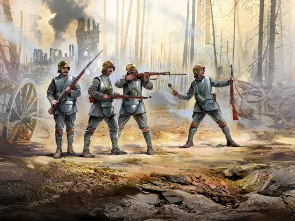 WWI German Infantry in аrmor