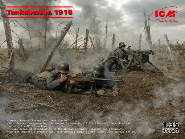 ‘Panzerabwehr - 1918’ German WWI Soldiers (4 Figures)
